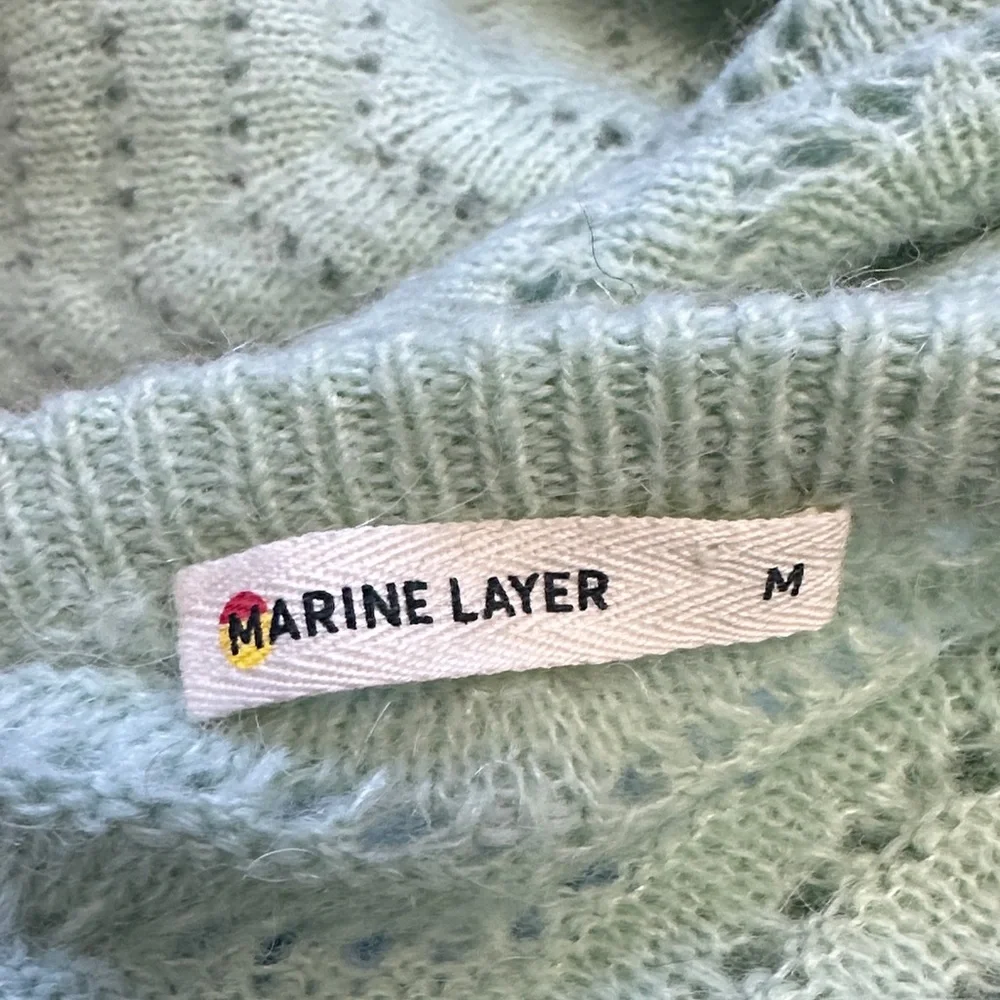 Light Green Women's Sweater Marine Layer (Sezane look) - Picture 6 of 7